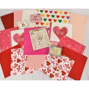 Valentine's Day Decoupage Craft Supplies Stickers Napkins Gift Wrap Mini Cards